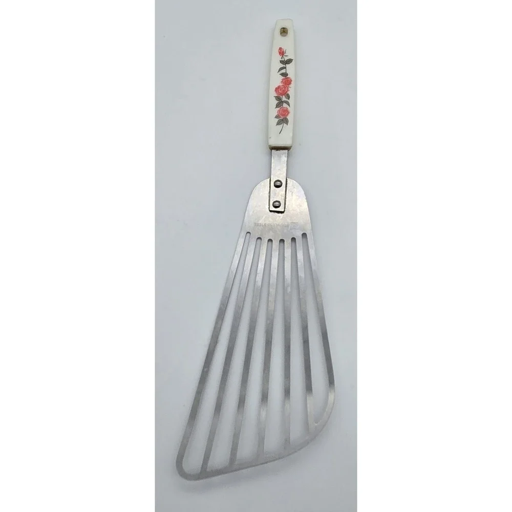 W Mark‎ Stainless Steel Slotted Spatula Turner Silver Kitchen Cooking Utensil